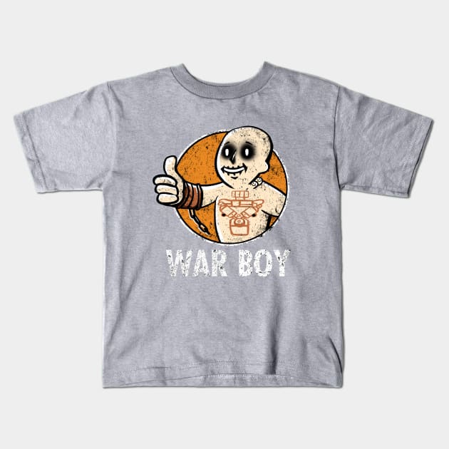 War Boy Kids T-Shirt by Fishmas